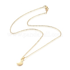 Collane con ciondolo in acciaio inossidabile 304&nbsp;NJEW-F275-08G