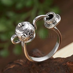 Teekanne & Teetasse Legierung Fingerringe für Unisex&nbsp;FS-WG8E880-01
