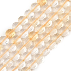 Colliers de perles en quartz citron naturel (chauffé)&nbsp;GG-NH0007-E01-01