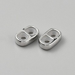 Ciondoli scorrevoli in silicone in lega di zinco&nbsp;PALLOY-WH0048-47D