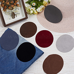 28 écusson thermocollant en tissu floqué bicolore&nbsp;DIY-CY0003-75