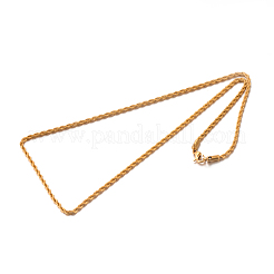 Collares de cadena de acero inoxidable 304 con revestimiento iónico (IP)&nbsp;STAS-M174-012G