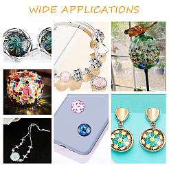 Cabochons di vetro&nbsp;GLAA-WH0022-63