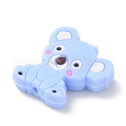 Koala-Silikonperlen&nbsp;SIL-WH0002-80F