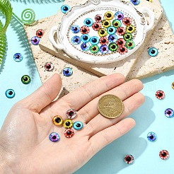 Cabochon in vetro con fondo piatto&nbsp;GGLA-YW0002-10mm-02A