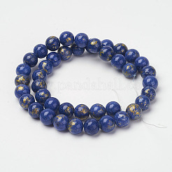 Chapelets de perles en jade Mashan naturel&nbsp;X-G-P232-01-G-6mm