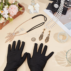 1 Beutel Partykostüm-Accessoire-Set aus Legierung&nbsp;AJEW-CL0006-09