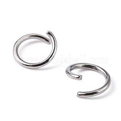 Anneaux ouverts en acier inoxydable 304 résistant au ternissement&nbsp;STAS-R049-8x1mm