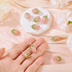 Ciondoli acrilici trasparenti da 10 pz&nbsp;SACR-TA0001-66B