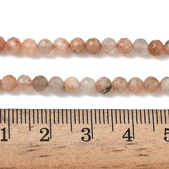 Natürliche sunstone Perlen Stränge&nbsp;G-RM241221-C29