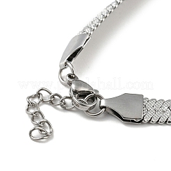 Bracelet à chaîne à chevrons en acier inoxydable 304 anti-ternissement&nbsp;BJEW-D028-02A-04P