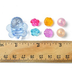 80pcs 4 Arten transparente Acrylperlen&nbsp;MACR-FS0001-61