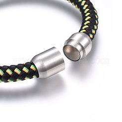 Bracciali corda di pelle&nbsp;BJEW-G603-03P