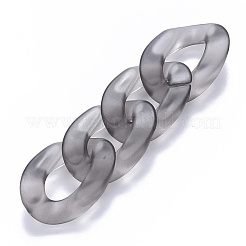Anelli in acrilico trasparente che collega&nbsp;OACR-S036-001B-K02