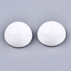 Cabochons en bois blanc peint à la bombe&nbsp;WOOD-TAC0001-23B