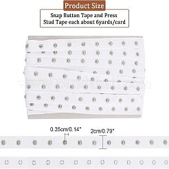 Fermoirs et bordure en ruban de coton à œillets&nbsp;DIY-WH0304-236B