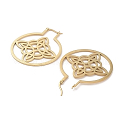 Orecchini a cerchio in acciaio inossidabile 304&nbsp;EJEW-P271-02A-G