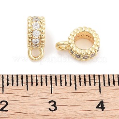 Ottone con supporti per tubi in zirconia cubica&nbsp;KK-P271-08G