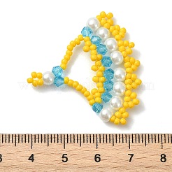 Pendenti con perline di semi di vetro&nbsp;PALLOY-MZ01415-02