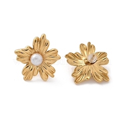 Pendientes de botón de acero inoxidable 304&nbsp;EJEW-Z084-05G-03