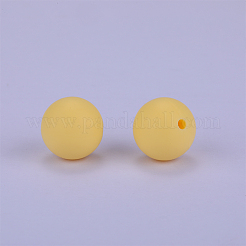 Perles focales rondes en silicone&nbsp;SI-JX0046A-32