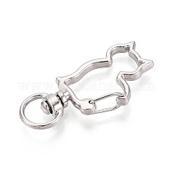 Fermoirs mousqueton en alliage&nbsp;PALLOY-T090-82P