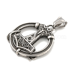 Pendentifs en acier inoxydable chirurgical 316&nbsp;STAS-E212-65AS