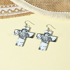 Orecchini pendenti in acciaio inossidabile 304&nbsp;EJEW-FS00010
