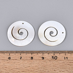 Natürlichen Süßwasser-Muschel Anhänger&nbsp;SHEL-N038-37