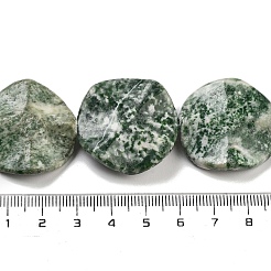 Natürliche grüne Fleck Jaspis Perlen Stränge&nbsp;G-Z061-B08-02