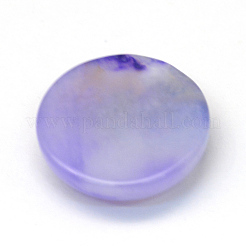 Gefärbte natürliche gestreifte Achat-Cabochons&nbsp;X-G-R348-20mm-01