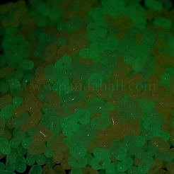 Perles acryliques transparentes lumineuses&nbsp;LACR-D009-01H