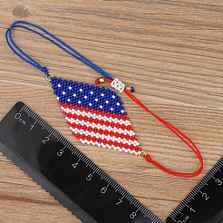 Miyuki Samen geflochtenes Perlenarmband&nbsp;BJEW-P269-29D