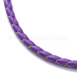 Creazione di braccialetti intrecciati in cordino di poliestere&nbsp;MAK-Z003-01P-20