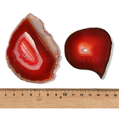 Natürliche Druzy-Achat-Scheiben-Cabochons&nbsp;G-F826-E07