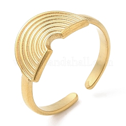 Offene Manschettenringe aus Edelstahl 304&nbsp;RJEW-K245-81G