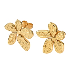 Pendientes de botón de acero inoxidable 304&nbsp;EJEW-P338-02G