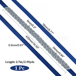 Brautgürtel aus Polyester&nbsp;DIY-WH0043-02C