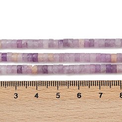 Natürliche Lepidolith / lila Glimmer Steinperlen Stränge&nbsp;G-H230-80