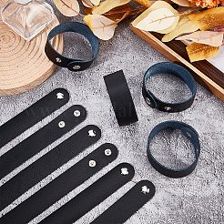 Verstellbares Kordelarmband aus Leder&nbsp;DIY-WH0002-28A