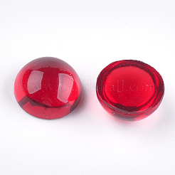 Durchscheinende Harz-Cabochons&nbsp;X-RESI-S361-8mm-M