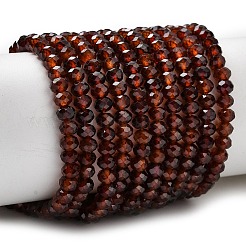 Natürlicher Granat Perlen Stränge&nbsp;G-D347-B09
