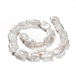 Natürliche Barockperle Keshiperlen Stränge&nbsp;PEAR-T001-03