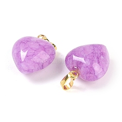 Gefärbte natürliche Jade-Anhänger&nbsp;G-J386-H14-G