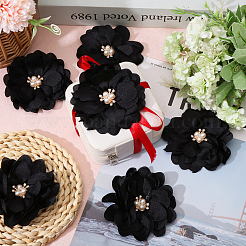 Blumenornament-Zubehör aus Polyester&nbsp;DIY-WH0588-78C
