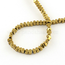 Electroplate non magnetici ematite sintetico fili di perline&nbsp;G-S203-08F