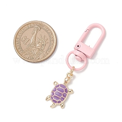 Colgante de tortuga con esmalte de aleación oceánica&nbsp;HJEW-JM04352