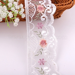 Rubans de garniture en dentelle de polyester&nbsp;PW-WG55501-02-1
