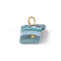 Gefärbte natürliche Muschelsplitter-Anhänger&nbsp;PALLOY-JF04556