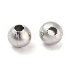 Perles rondes lisses en laiton&nbsp;EC400-2